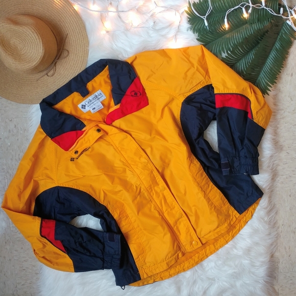 Columbia Jackets & Blazers - Vintage Columbia Shell Jacket Colorful Windbreaker
